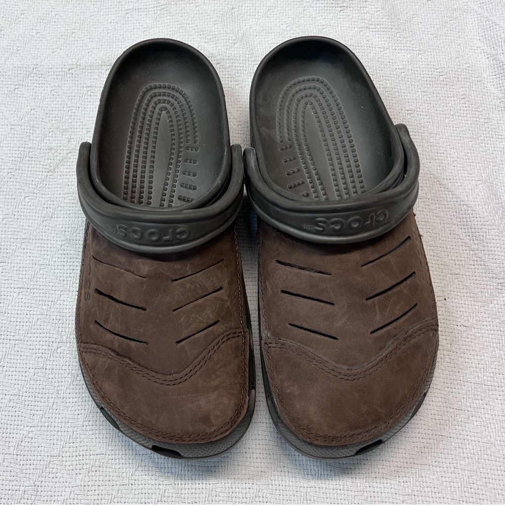 Leather Crocs